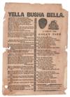 (MUSIC--SONG SHEETS.) Yella Busha Bella * Heenan and the Black.